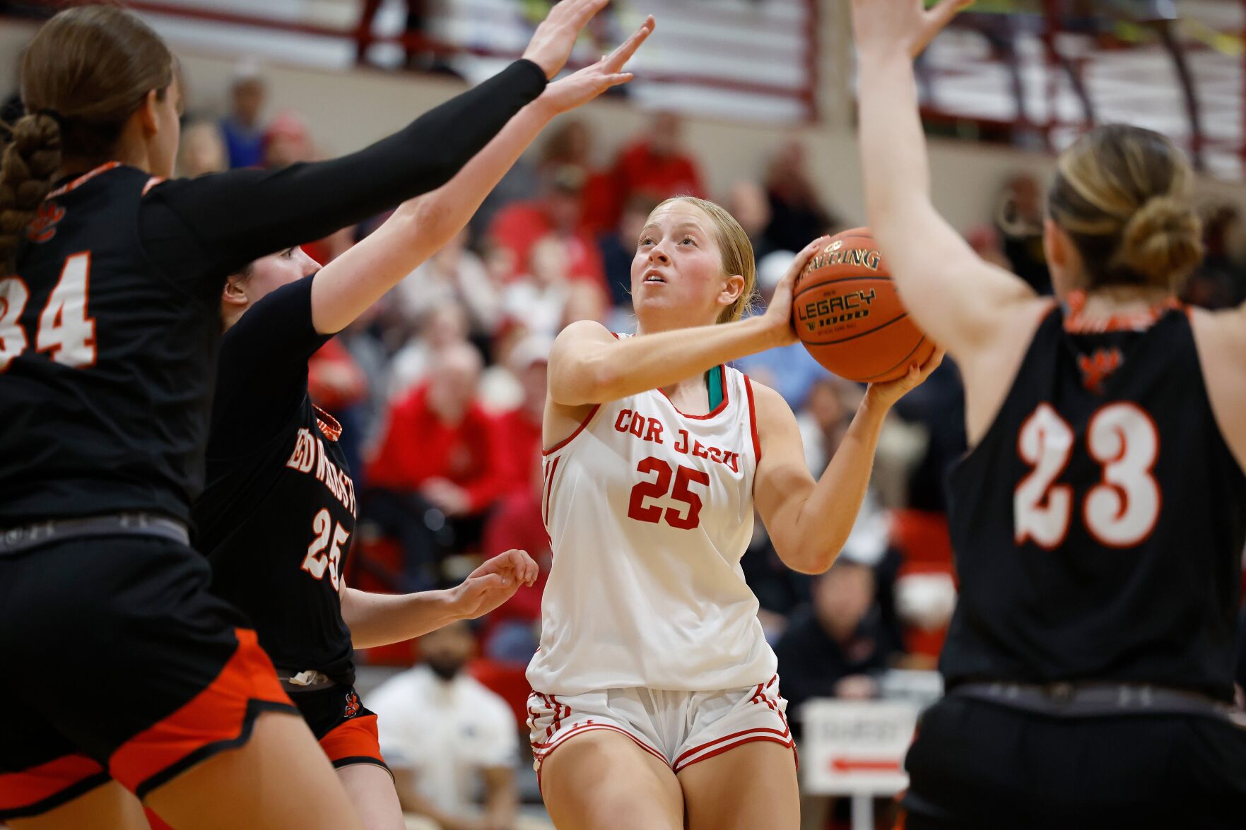 Visitation Christmas Tournament, first round: Edwardsville v. Cor Jesu